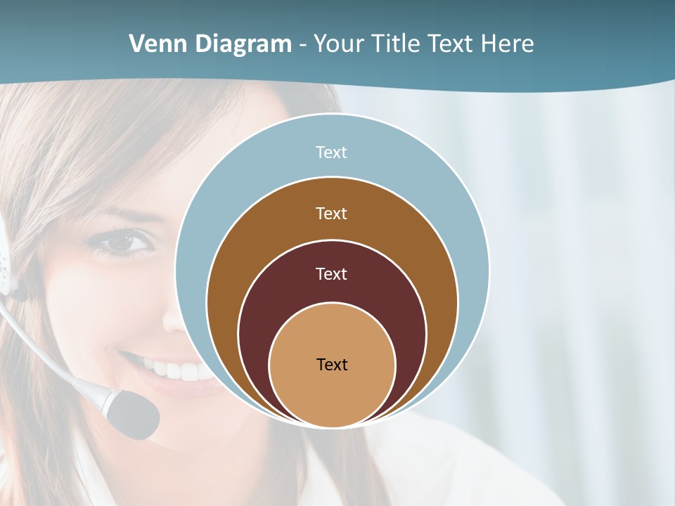 Operator Female Reception PowerPoint Template