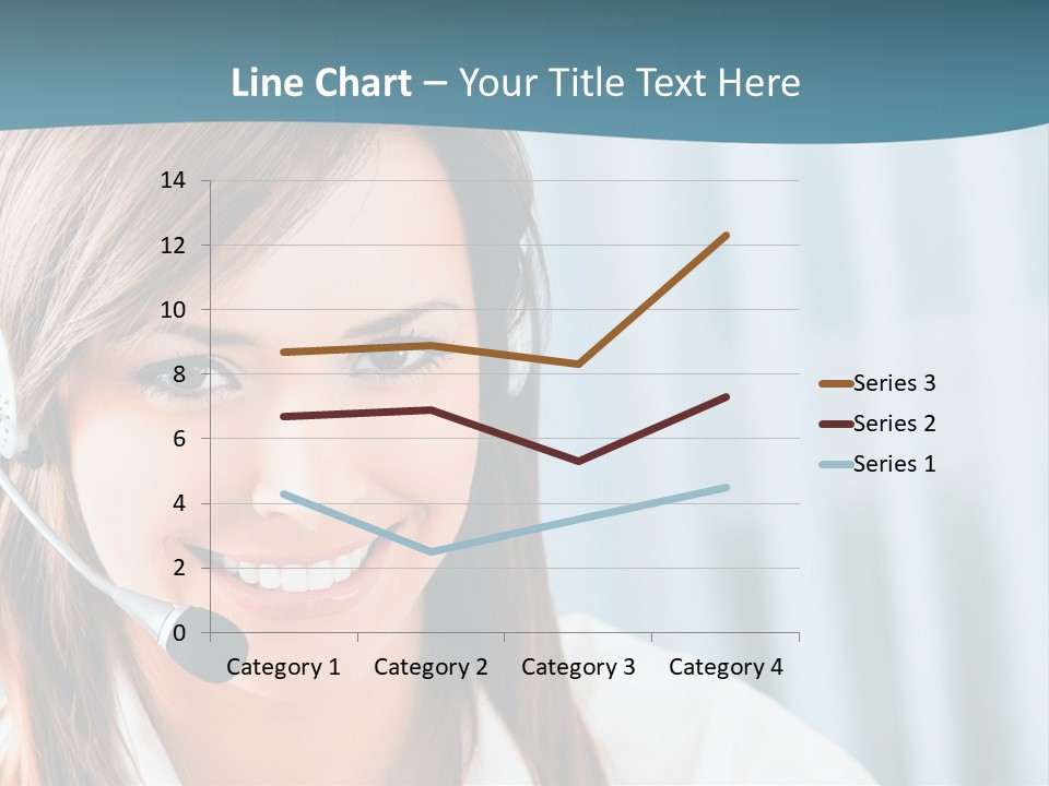 Operator Female Reception PowerPoint Template