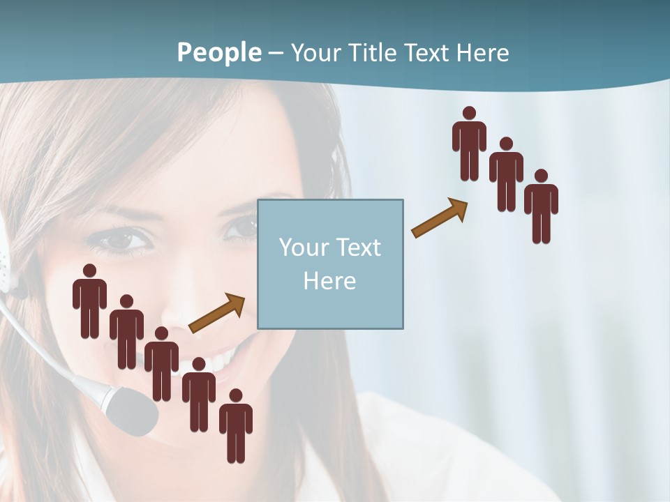 Operator Female Reception PowerPoint Template