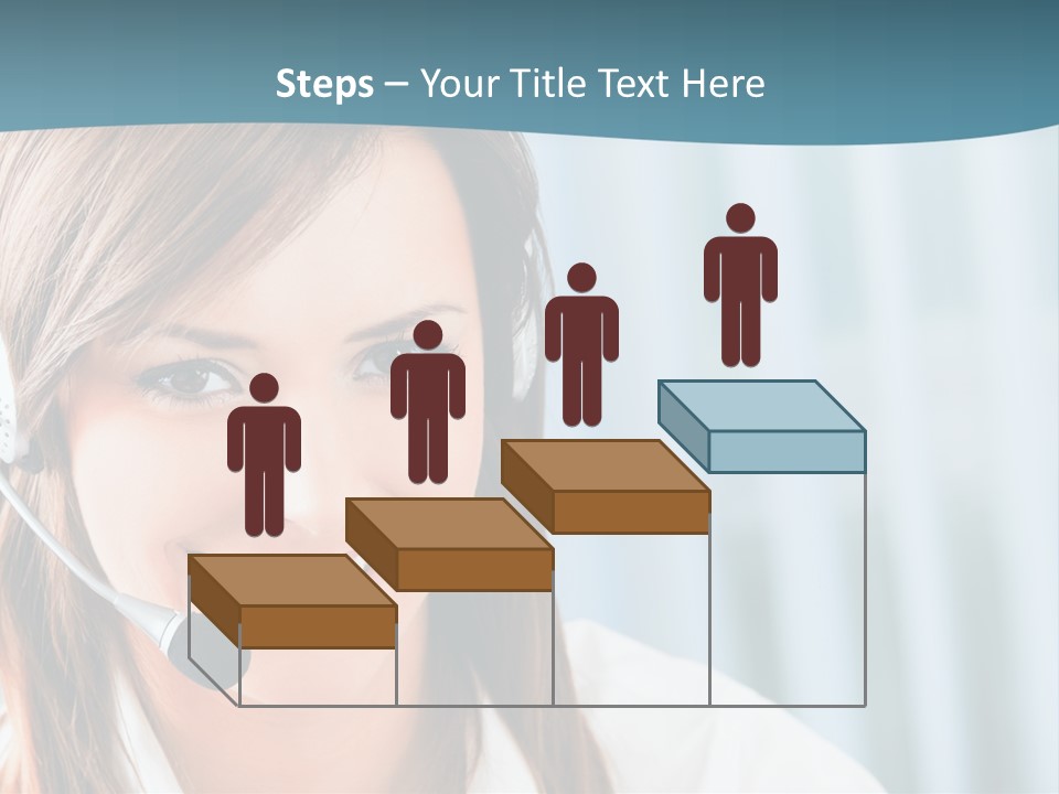 Operator Female Reception PowerPoint Template