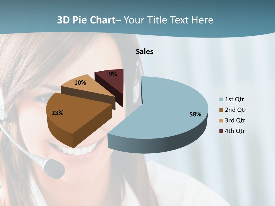 Operator Female Reception PowerPoint Template