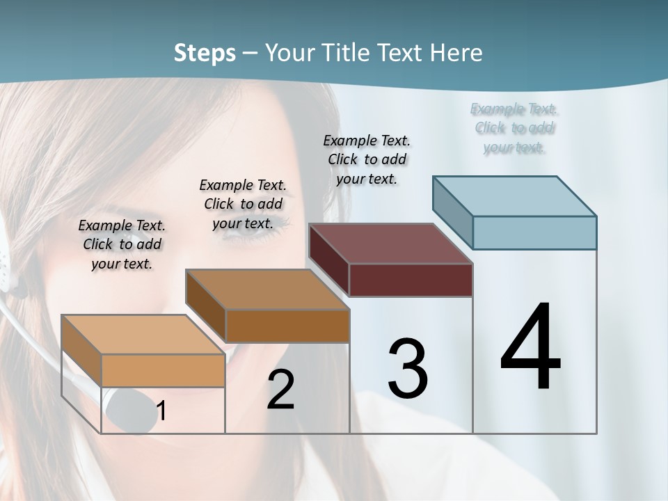 Operator Female Reception PowerPoint Template