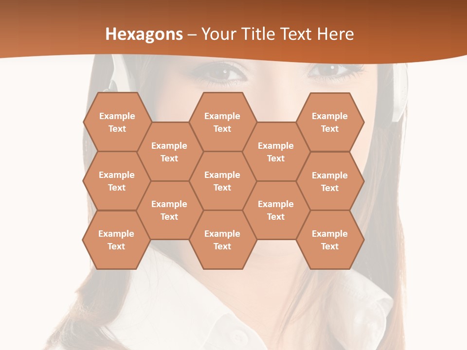 Smile Communication Headset PowerPoint Template