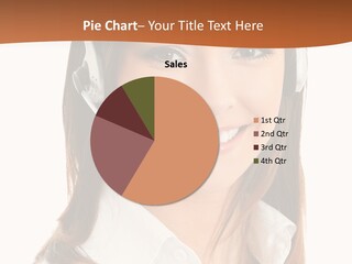 Smile Communication Headset PowerPoint Template