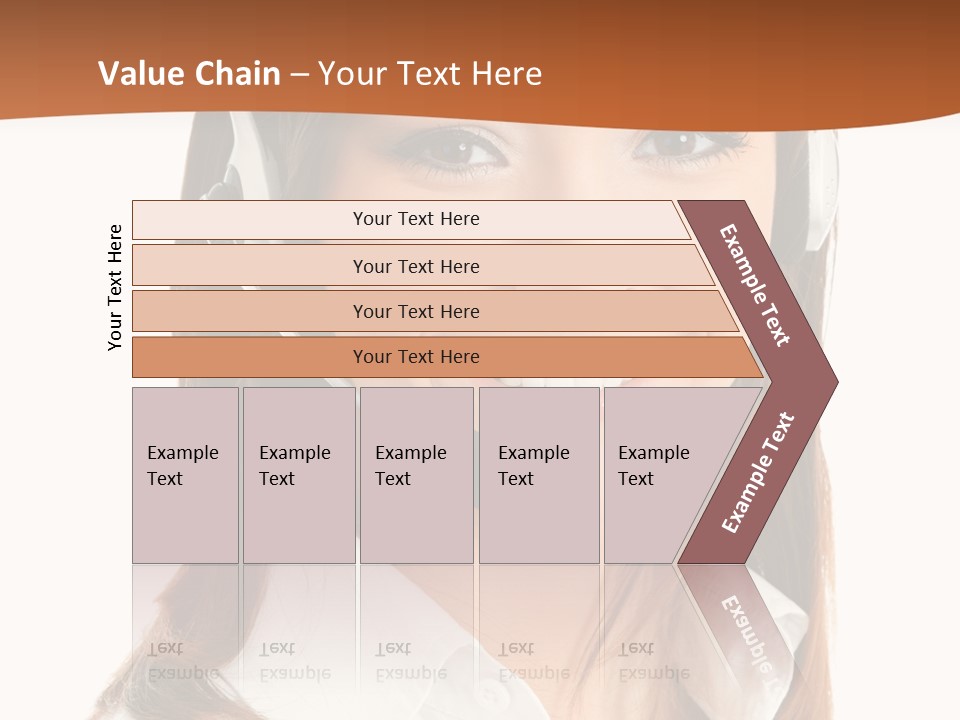 Smile Communication Headset PowerPoint Template