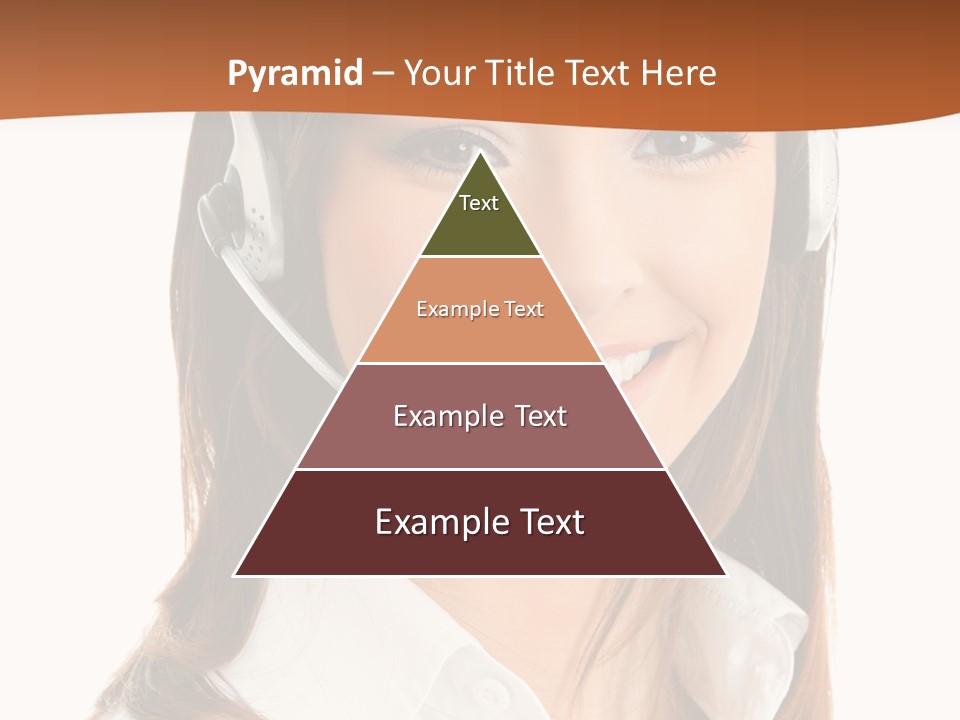 Smile Communication Headset PowerPoint Template