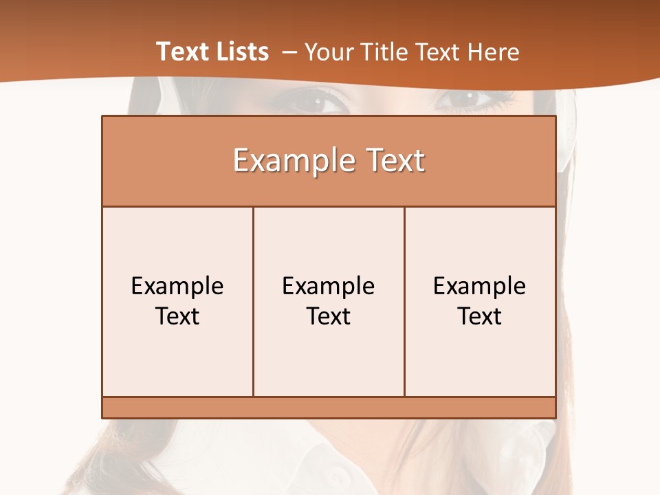 Smile Communication Headset PowerPoint Template