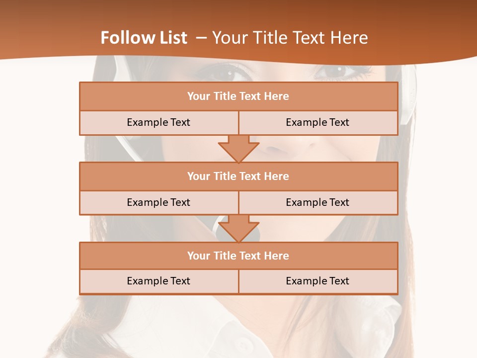 Smile Communication Headset PowerPoint Template