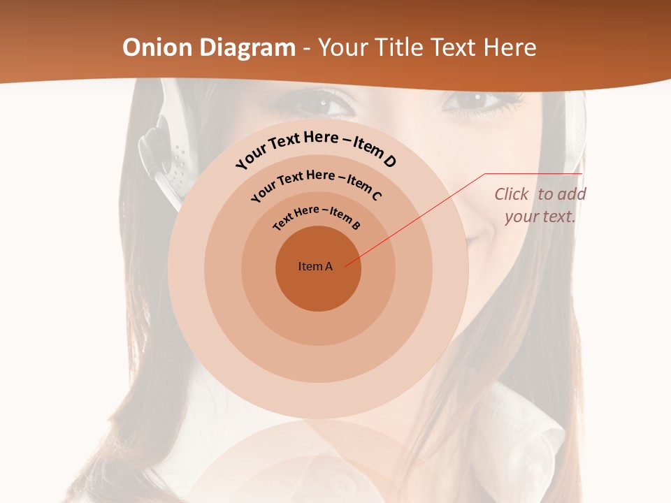 Smile Communication Headset PowerPoint Template