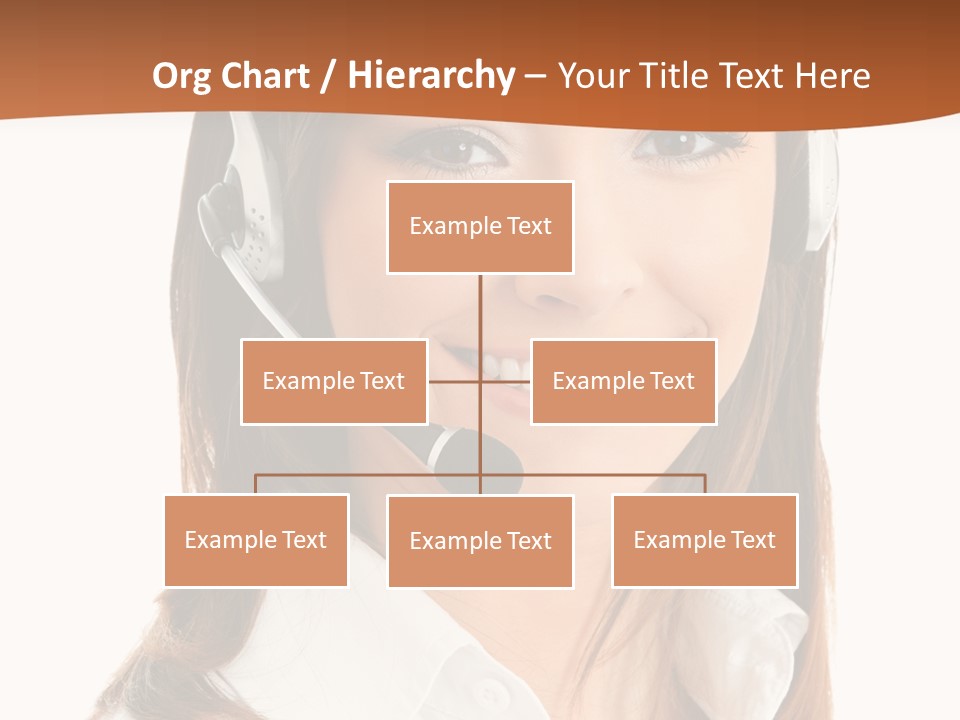 Smile Communication Headset PowerPoint Template