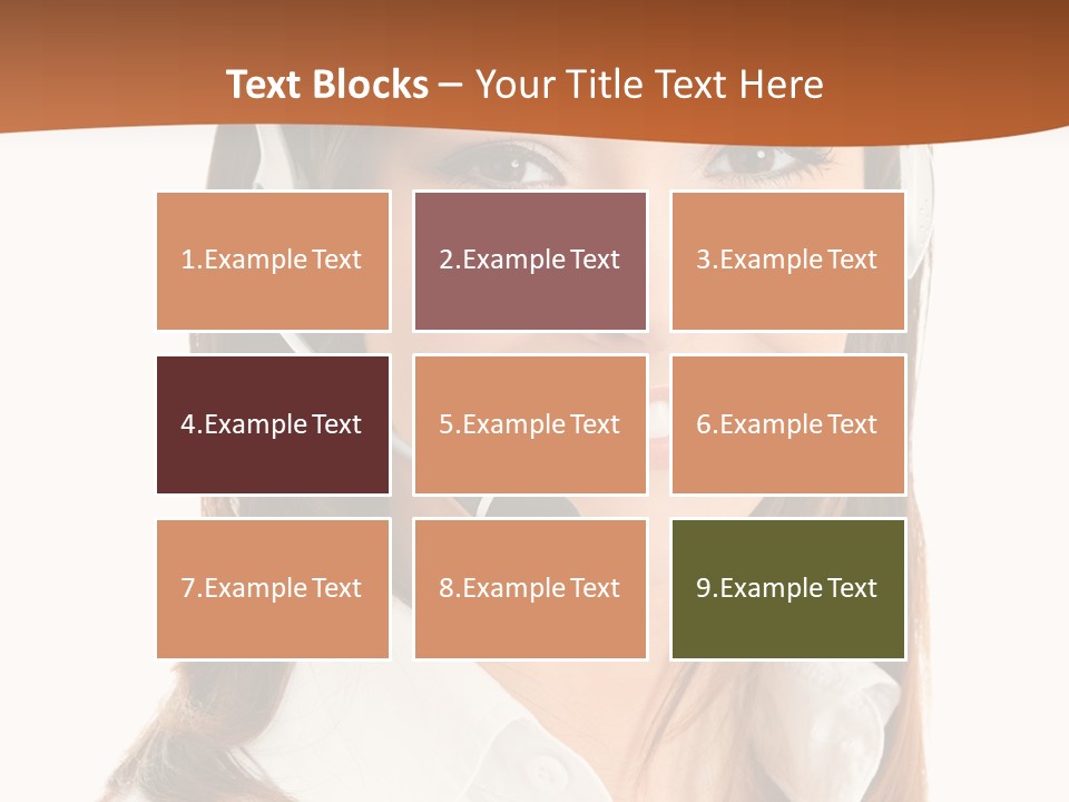 Smile Communication Headset PowerPoint Template