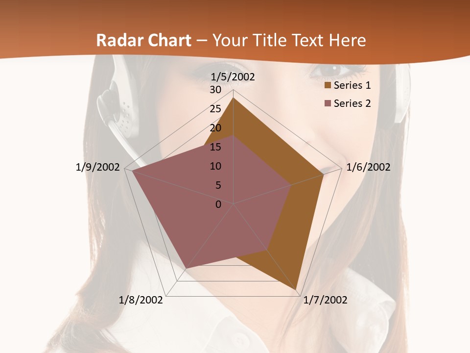 Smile Communication Headset PowerPoint Template