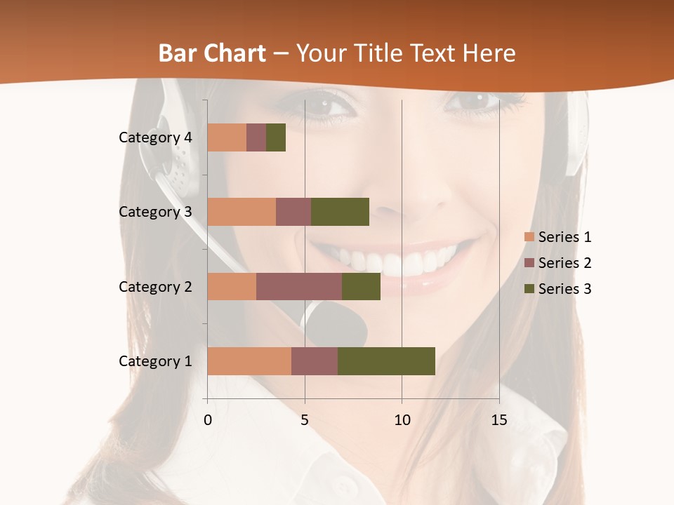 Smile Communication Headset PowerPoint Template
