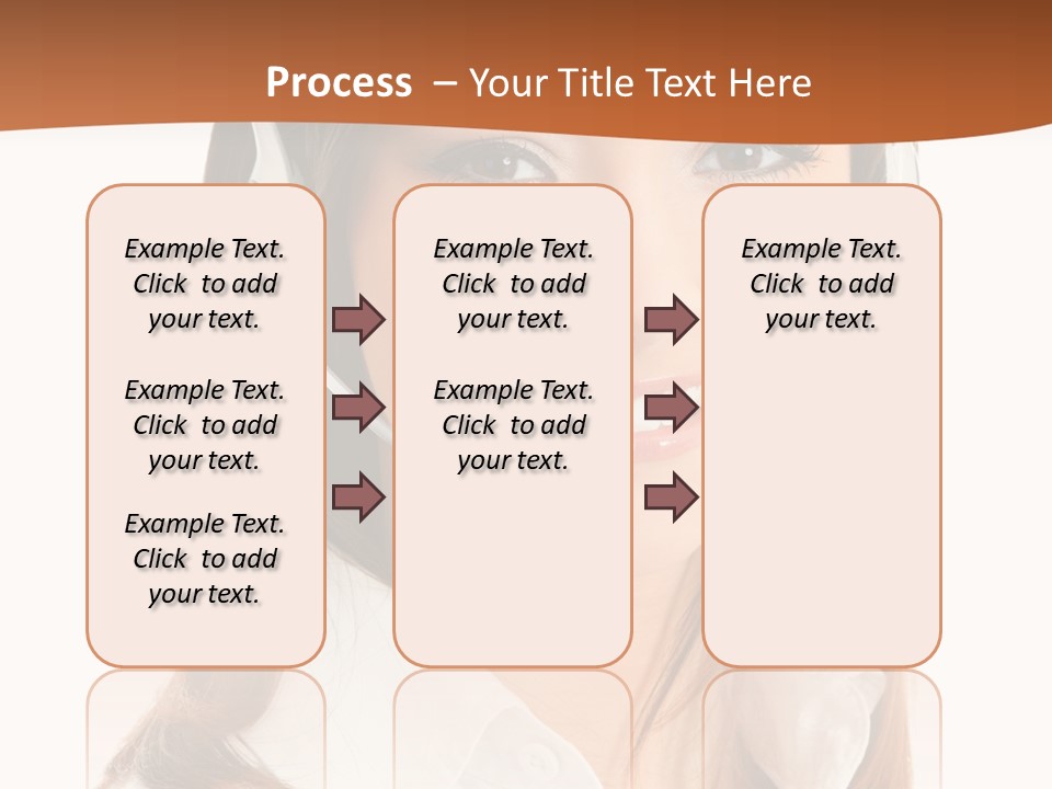 Smile Communication Headset PowerPoint Template