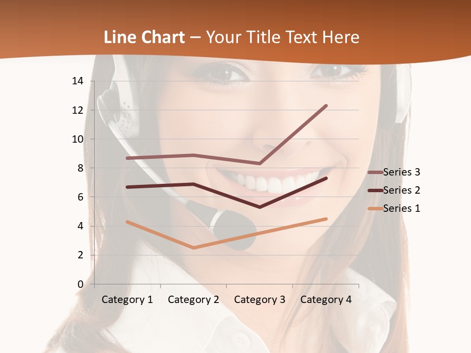 Smile Communication Headset PowerPoint Template