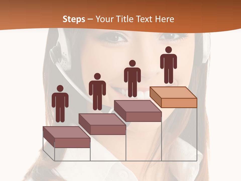Smile Communication Headset PowerPoint Template
