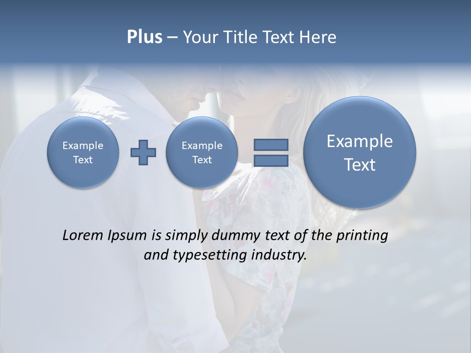 Lifestyle Sunglasses Two PowerPoint Template