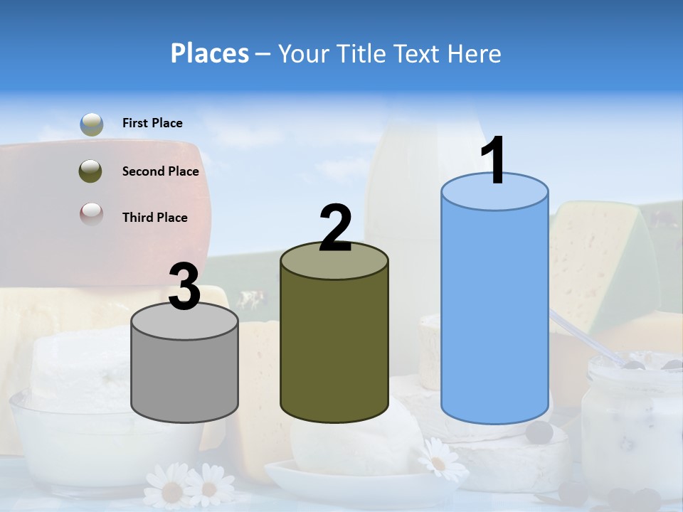 Nahrumgsmittel Milch Luft PowerPoint Template