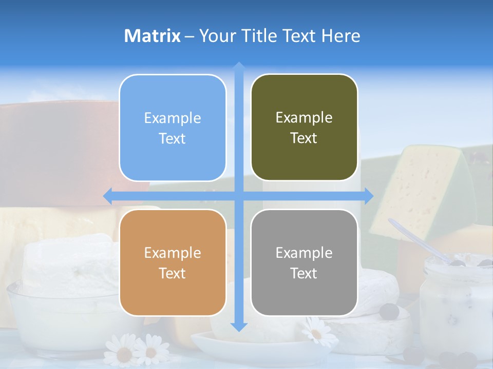 Nahrumgsmittel Milch Luft PowerPoint Template