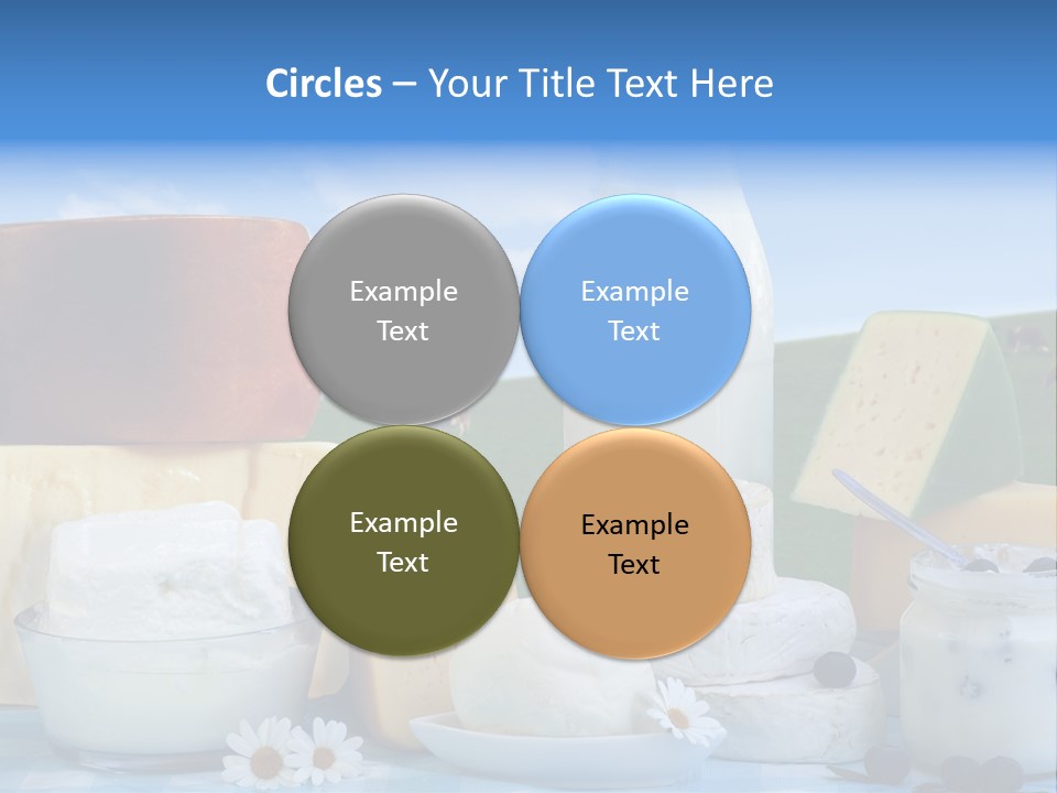 Nahrumgsmittel Milch Luft PowerPoint Template