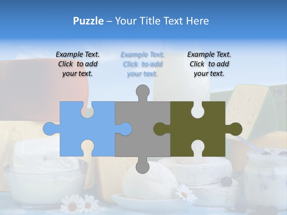 Nahrumgsmittel Milch Luft PowerPoint Template