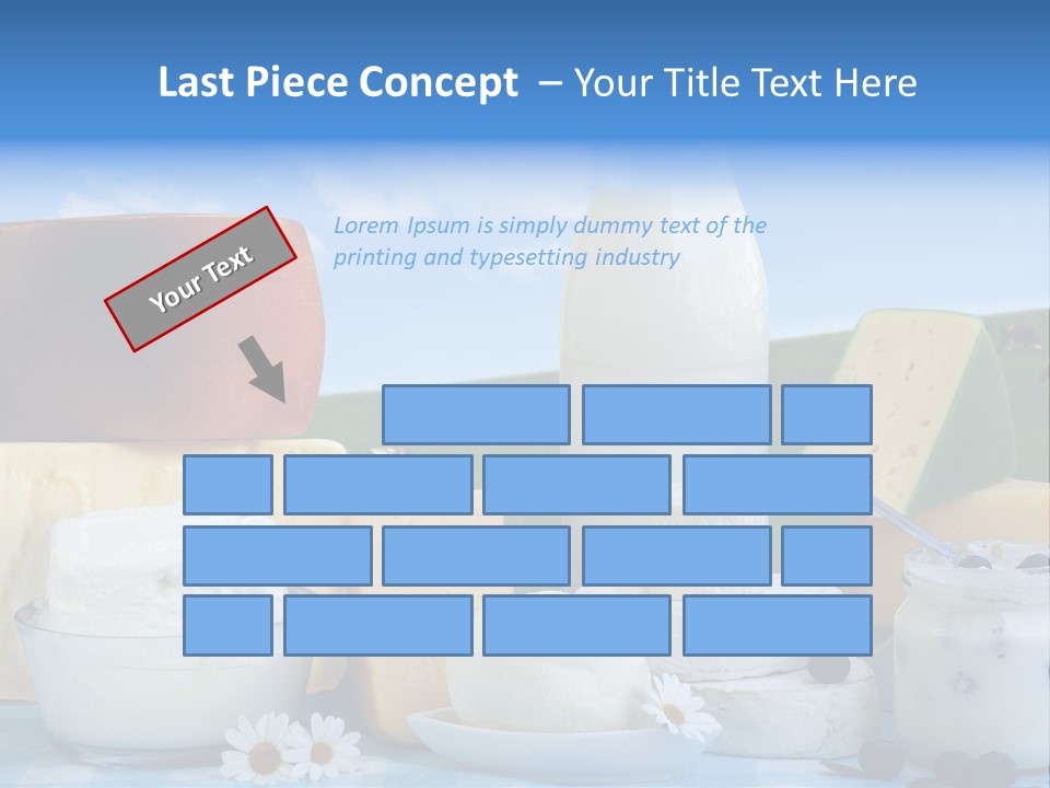 Nahrumgsmittel Milch Luft PowerPoint Template