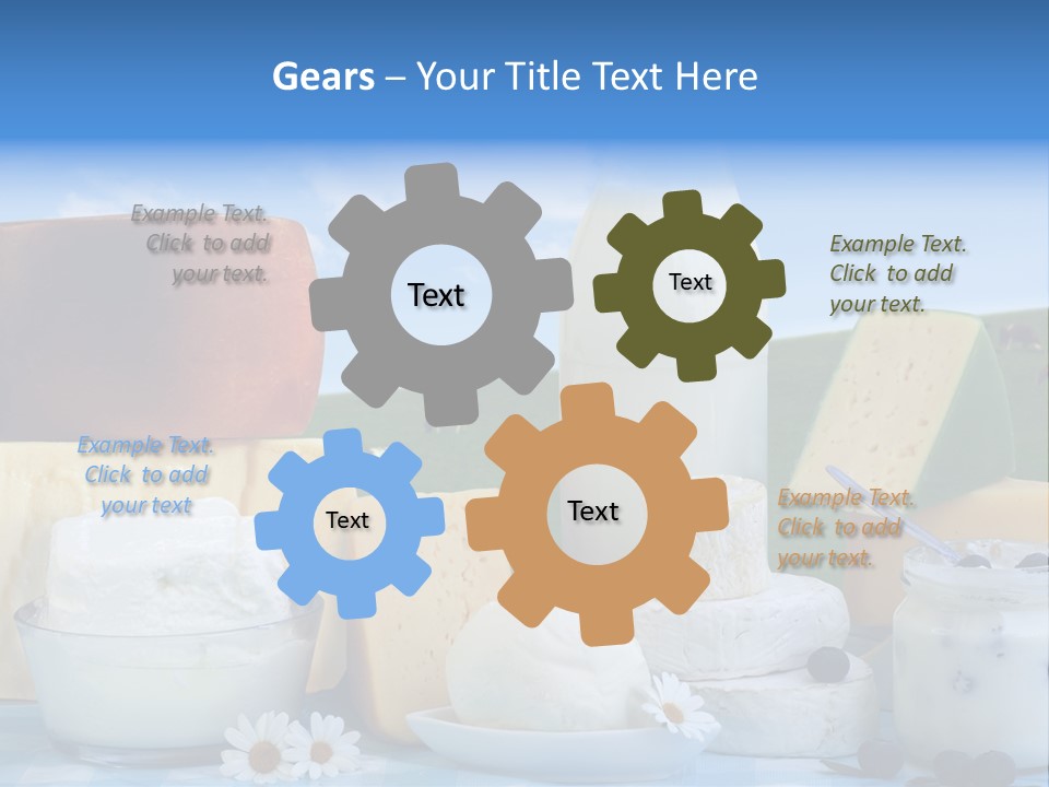 Nahrumgsmittel Milch Luft PowerPoint Template