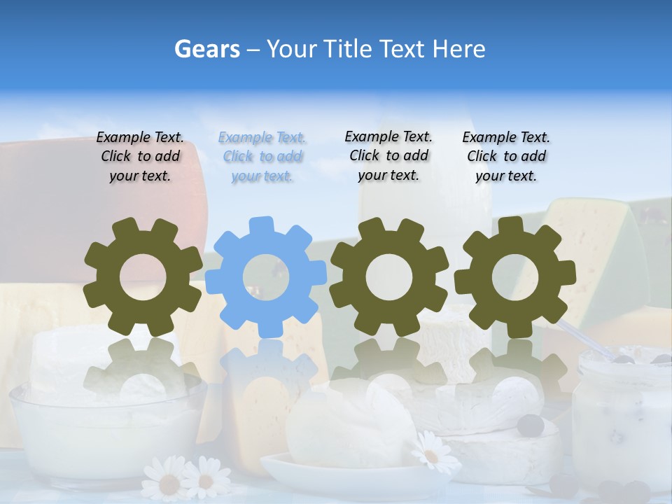 Nahrumgsmittel Milch Luft PowerPoint Template