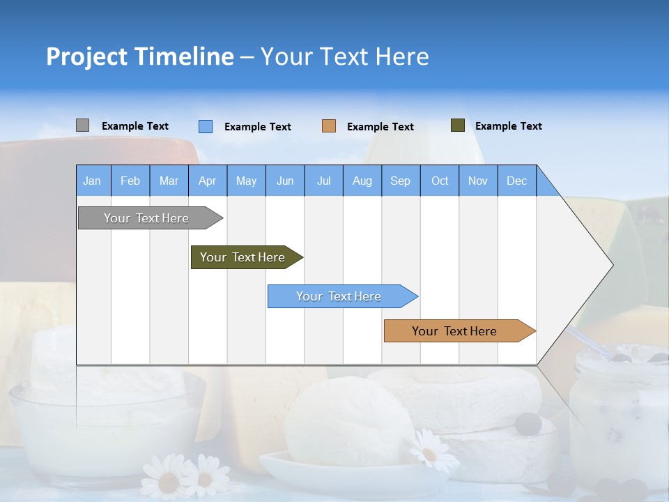 Nahrumgsmittel Milch Luft PowerPoint Template