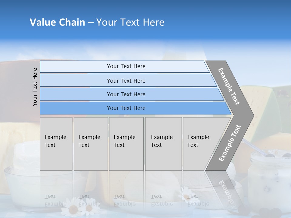 Nahrumgsmittel Milch Luft PowerPoint Template