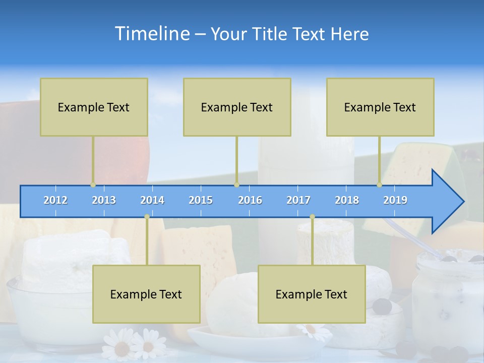 Nahrumgsmittel Milch Luft PowerPoint Template