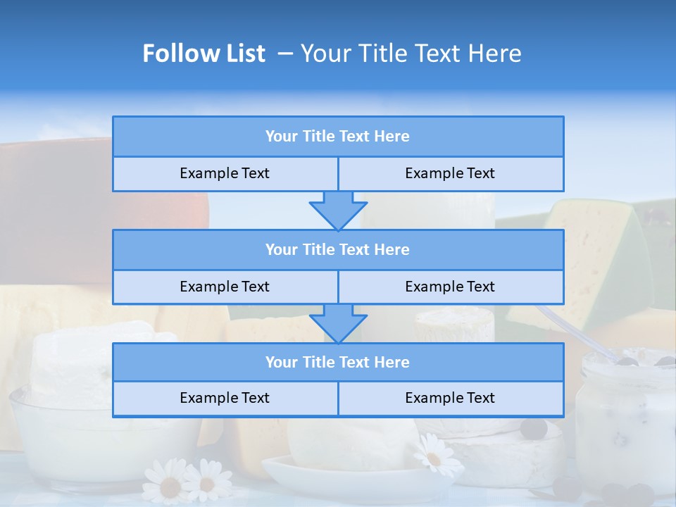 Nahrumgsmittel Milch Luft PowerPoint Template