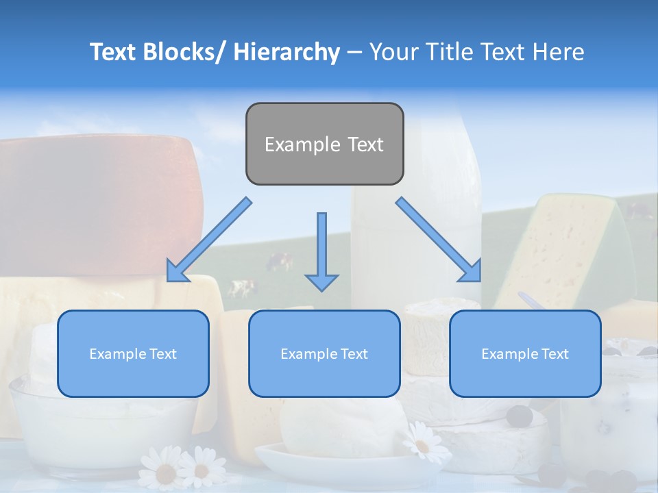Nahrumgsmittel Milch Luft PowerPoint Template