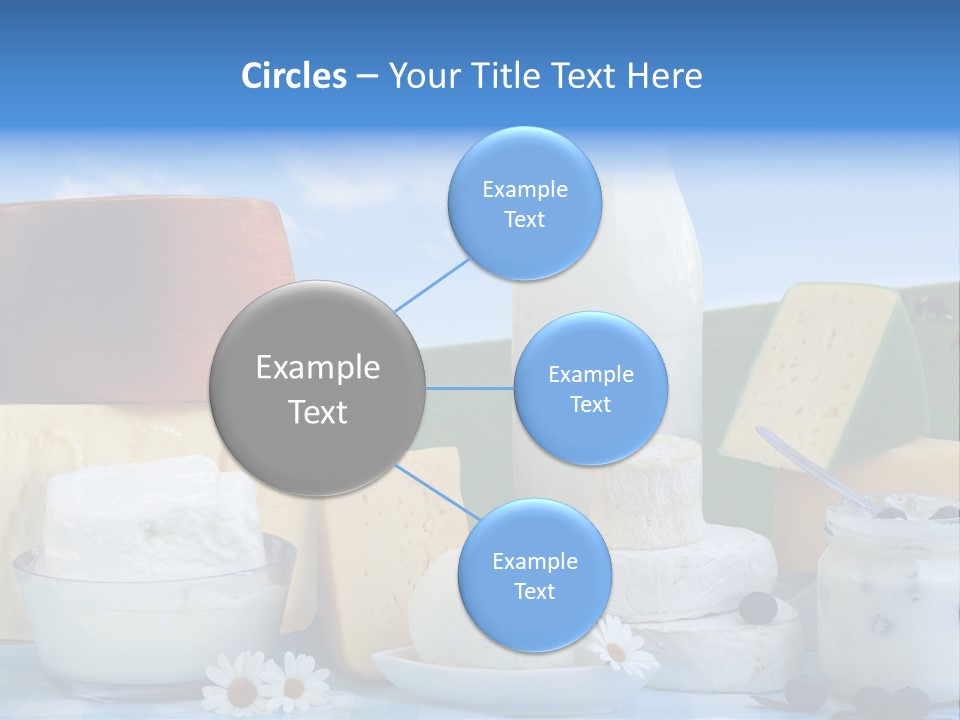 Nahrumgsmittel Milch Luft PowerPoint Template