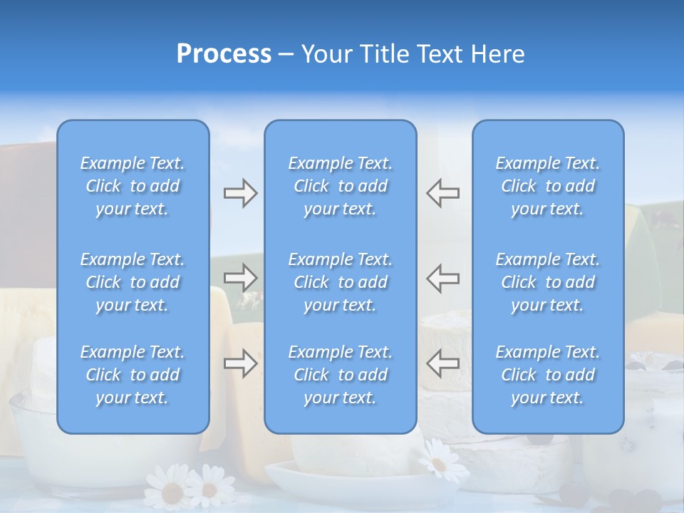 Nahrumgsmittel Milch Luft PowerPoint Template