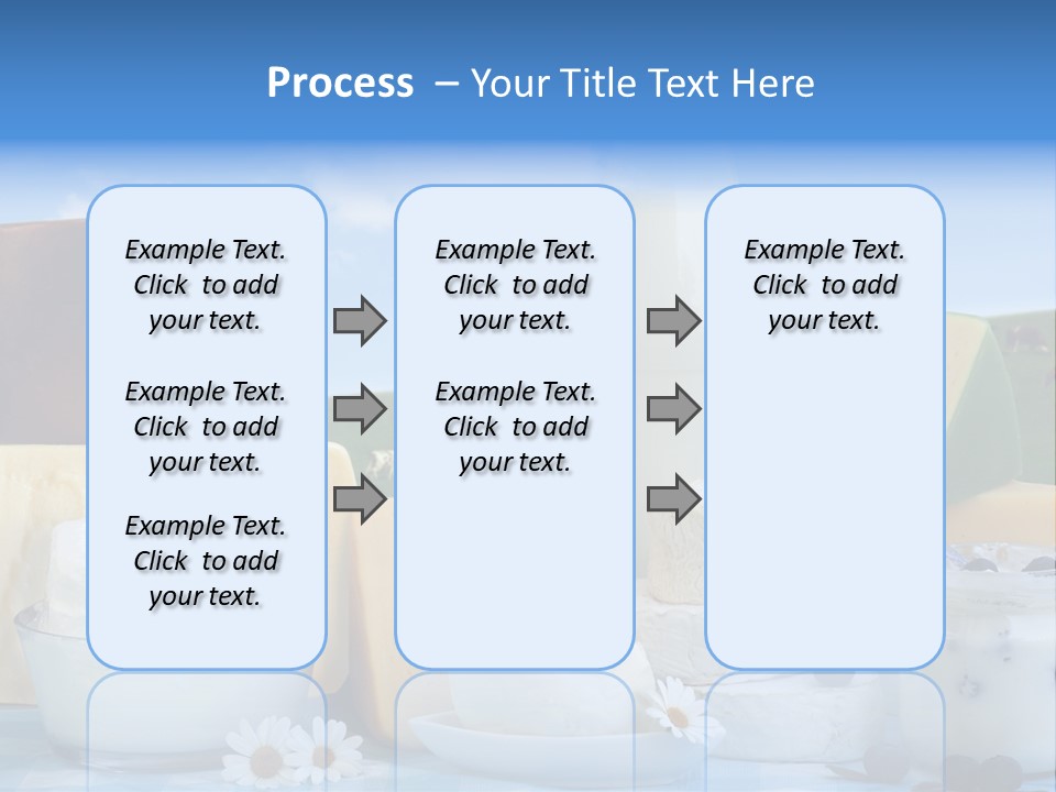 Nahrumgsmittel Milch Luft PowerPoint Template