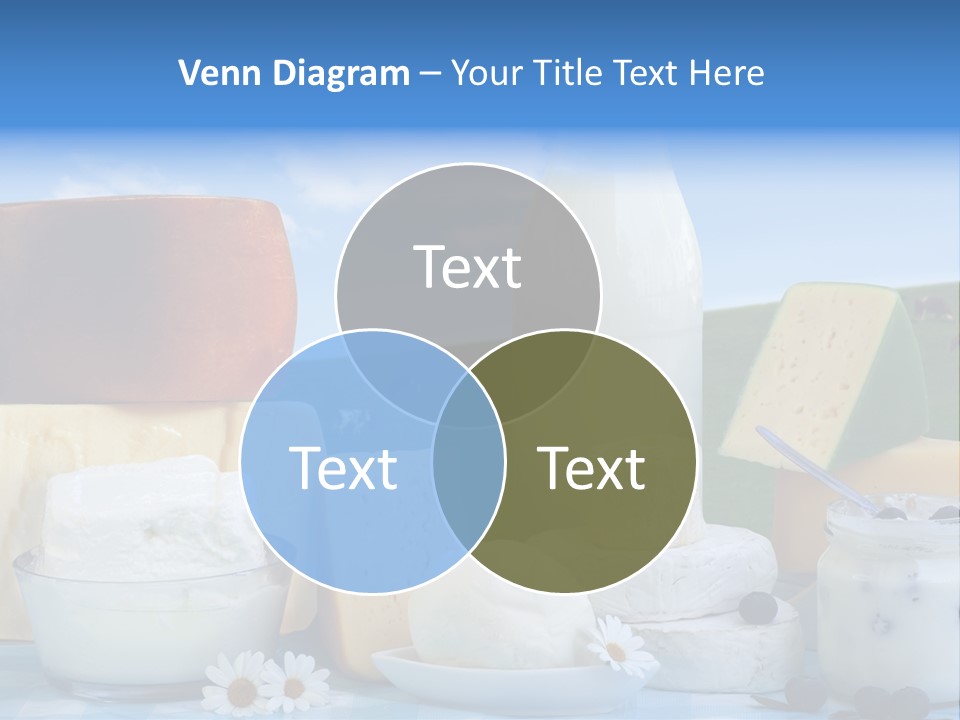 Nahrumgsmittel Milch Luft PowerPoint Template