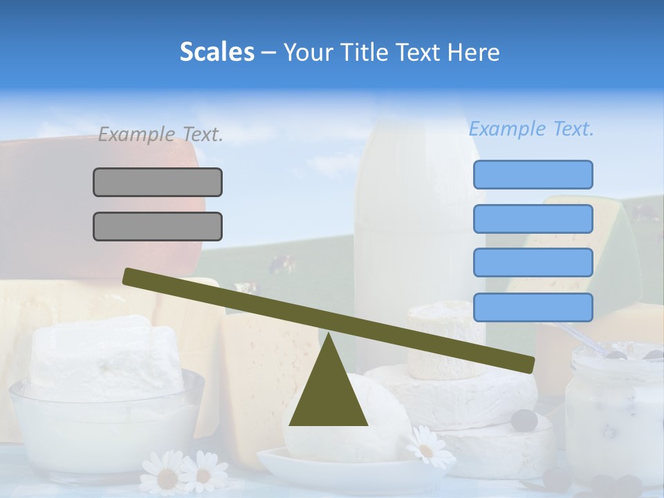 Nahrumgsmittel Milch Luft PowerPoint Template