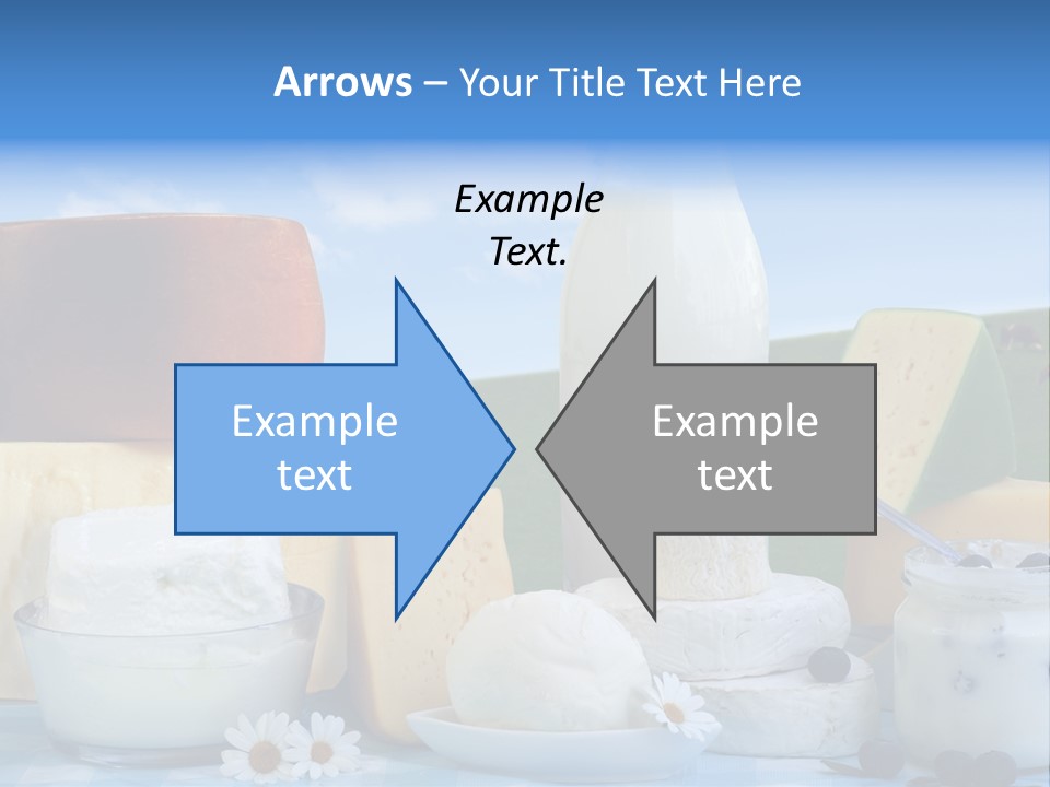 Nahrumgsmittel Milch Luft PowerPoint Template