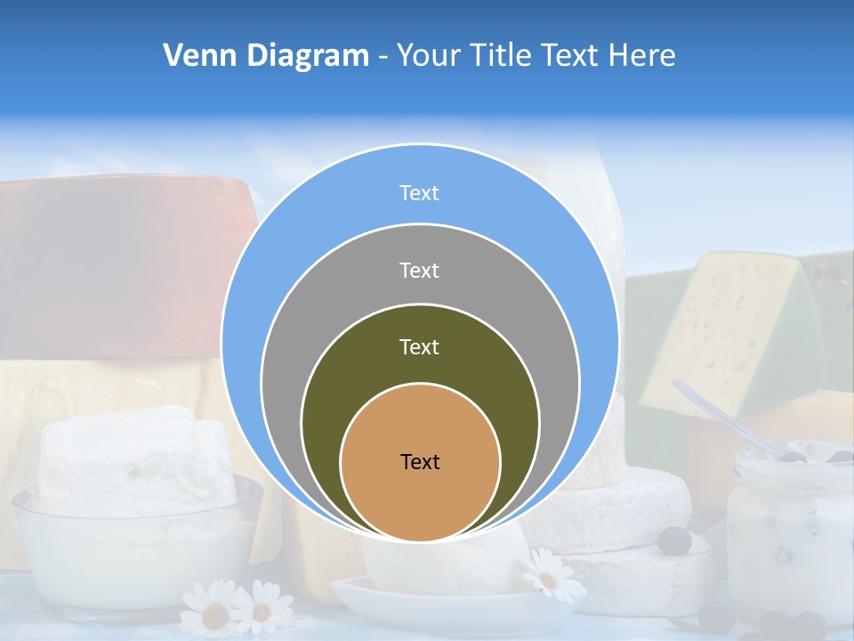 Nahrumgsmittel Milch Luft PowerPoint Template
