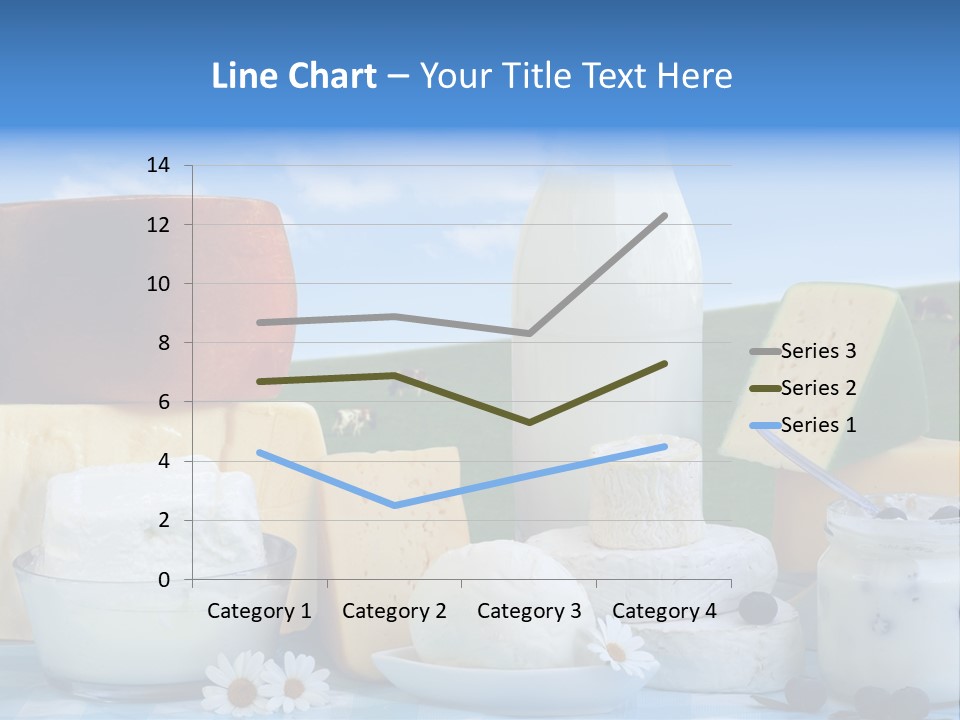 Nahrumgsmittel Milch Luft PowerPoint Template