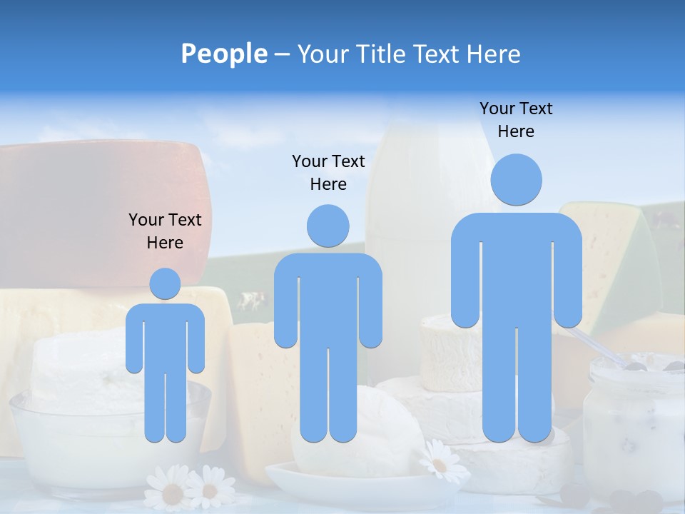 Nahrumgsmittel Milch Luft PowerPoint Template