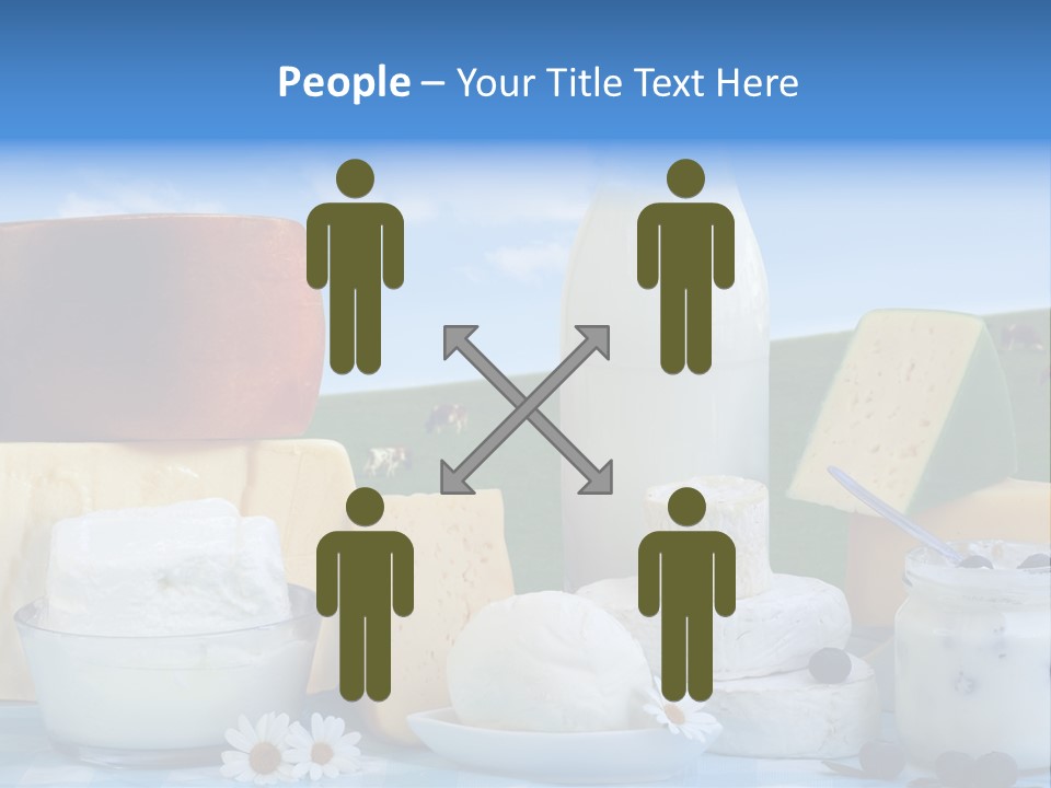 Nahrumgsmittel Milch Luft PowerPoint Template