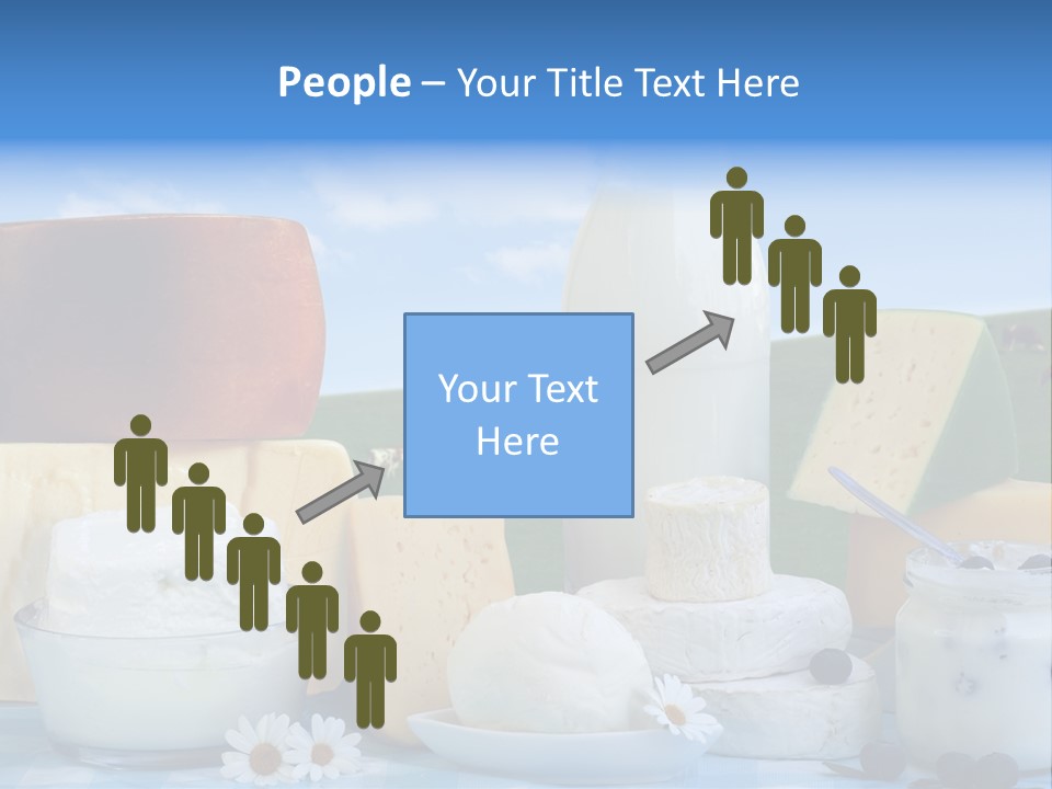 Nahrumgsmittel Milch Luft PowerPoint Template