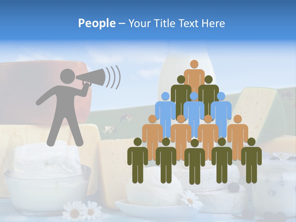 Nahrumgsmittel Milch Luft PowerPoint Template