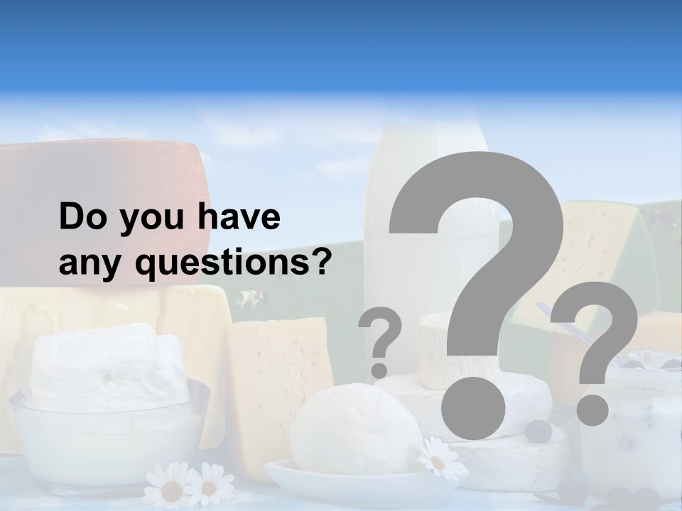 Nahrumgsmittel Milch Luft PowerPoint Template