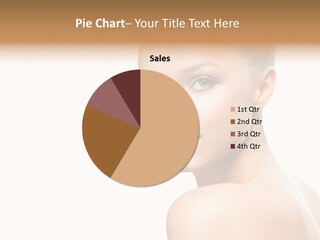 Front View Girl Skin PowerPoint Template