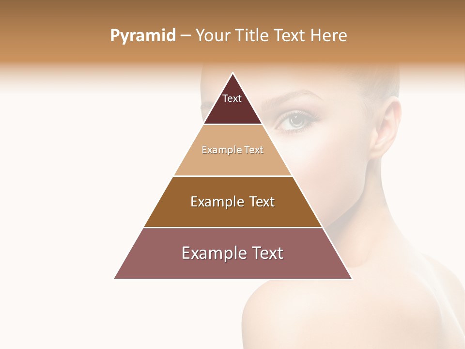 Front View Girl Skin PowerPoint Template