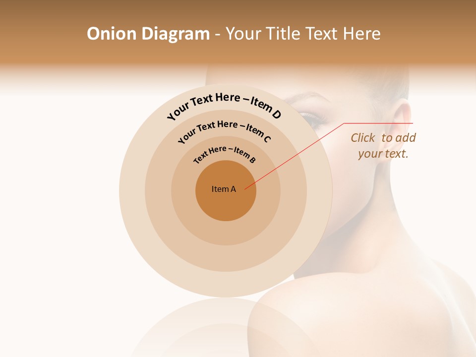 Front View Girl Skin PowerPoint Template