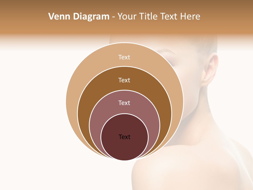 Front View Girl Skin PowerPoint Template